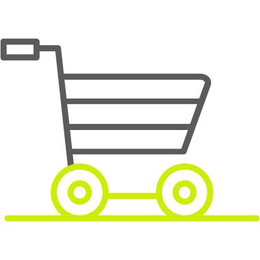 Tramvay simgesi vektör çizimi izole edildi