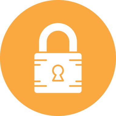 vector lock icon illustration