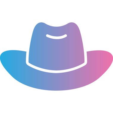 kovboy simge vektör çizim