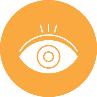 Göz. Web simgesi basit tasarım