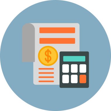 iş düz vektör simgesi.