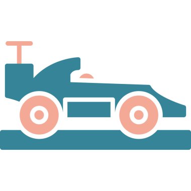 - Araba. Web simgesi basit illüstrasyon