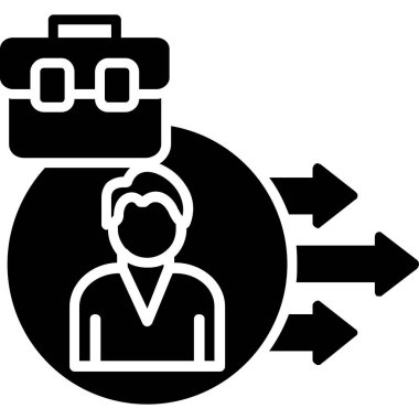 Müşteri simgesi vektör illüstrasyonu