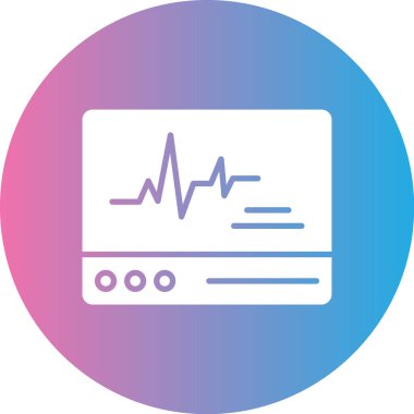 Modern tıbbi simgenin vektör illüstrasyonu