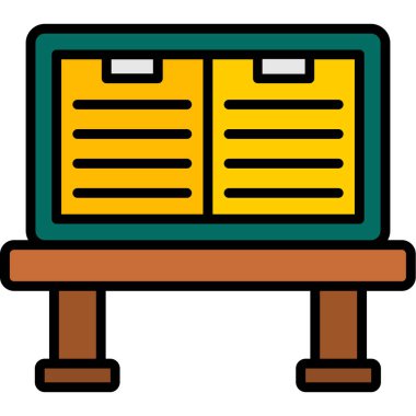 Mobilya. simge simgesi vektör illüstrasyonu