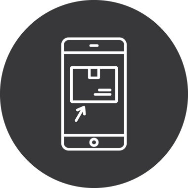 mobil uygulama vektör çizimi