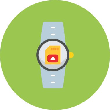 izle simge vektör illüstrasyonu