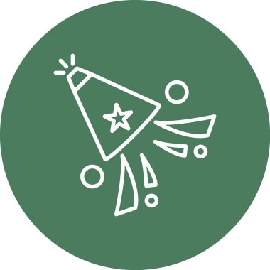 Yıldız simgesinin vektör illüstrasyonu