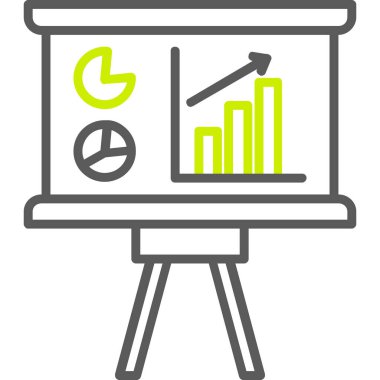 grafik ikonu vektör illüstrasyonu