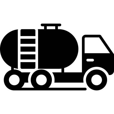 Benzin istasyonu glif simgesi