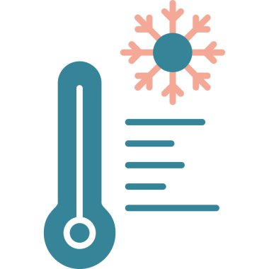 Termometre. Web simgesi basit illüstrasyon