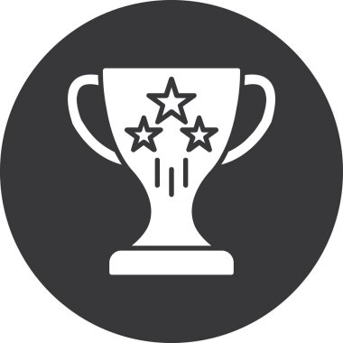 Ödül kupa simgesi ana hatlarıyla