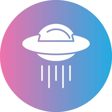 ufo. Web simgesi basit illüstrasyon