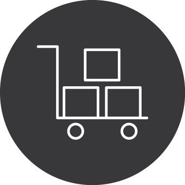 servis vektör simgesi modern illüstrasyon