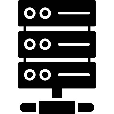 veritabanı web vektörü simgesi