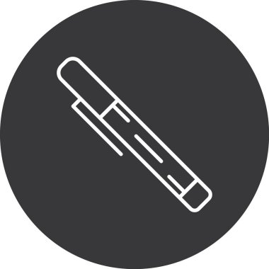 Termometrenin illüstrasyon vektör simgesi