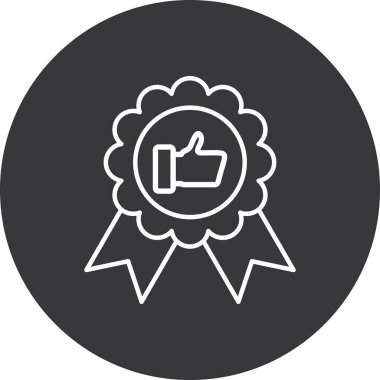 Ödül. Web simgesi basit illüstrasyon