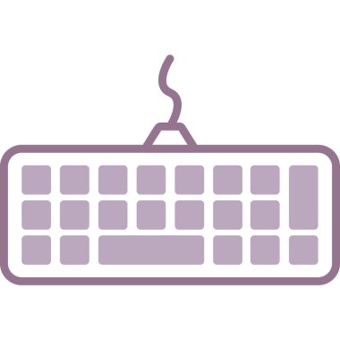 Dikiş makinesi simgesi vektör çizimi