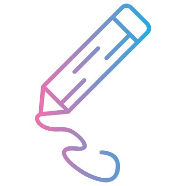 Bir karikatür kaleminin vektör çizimi