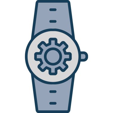 izle simge vektör illüstrasyonu