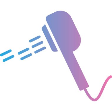 Mikrofon. Web simgesi basit illüstrasyon