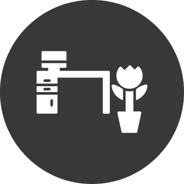 seo modern simgesinin vektör illüstrasyonu