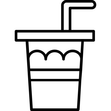 içecek bardağı simgesi ana hatlarıyla