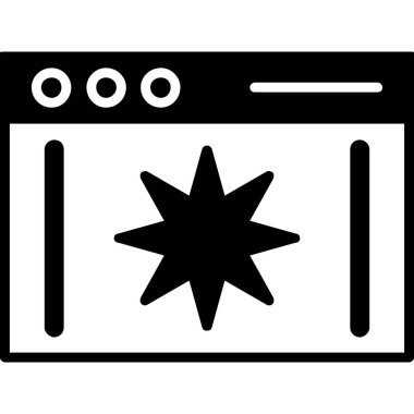 yemek pişirme ikonu ana hatlarıyla