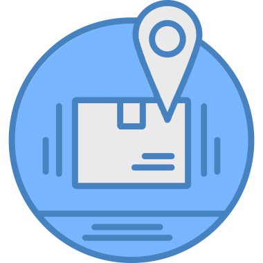 konum pin haritası simgesi - taslak biçimi