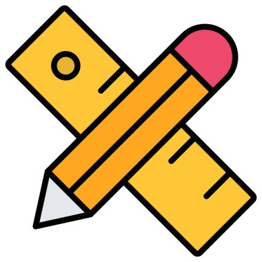 Kalem simgesi vektörü. özet kalem simgesi