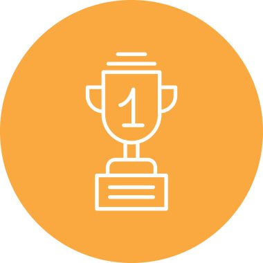 Kupa kupası. vektör simgesi