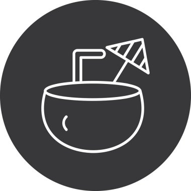 Bir fincan çayla pipetin vektör çizimi