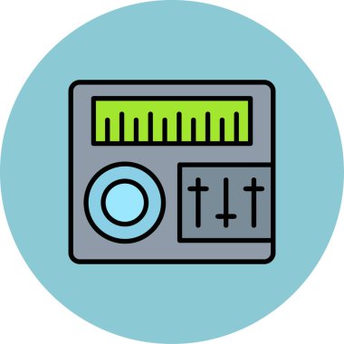 Ses simgesi vektör illüstrasyonu