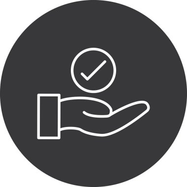 işaretleme vektör simgesini kontrol et