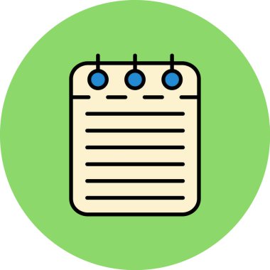 Takvim modern simgesinin vektör illüstrasyonu