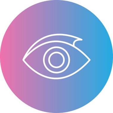 Göz simgesi vektör illüstrasyonu