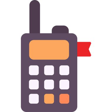 - Telefon. Web simgesi basit illüstrasyon