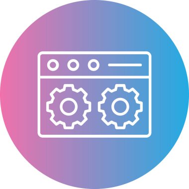 seo modern simgesinin vektör illüstrasyonu