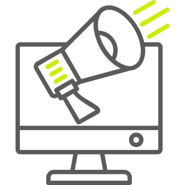 reklam reklam pazarlama simgesi