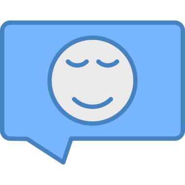 kabarcık sohbet simgesi doldurulmuş ana hat biçimi