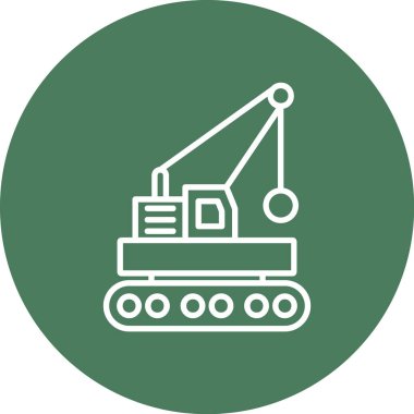 Modern otomatik simgenin vektör illüstrasyonu