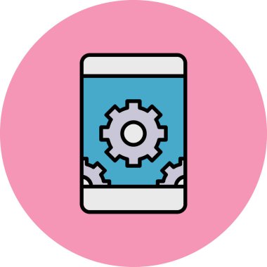 seo modern simgesinin vektör illüstrasyonu