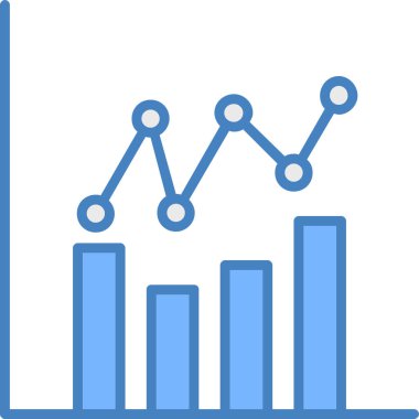 grafik ikonu vektör illüstrasyonu