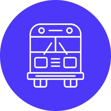 bir trenin vektör simgesi