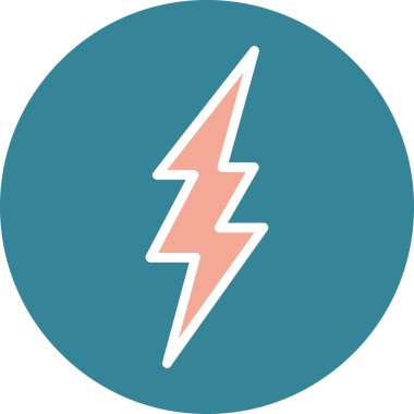 Güç. Web simgesi basit illüstrasyon