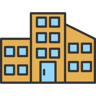 Bina renkli satırı simgesi