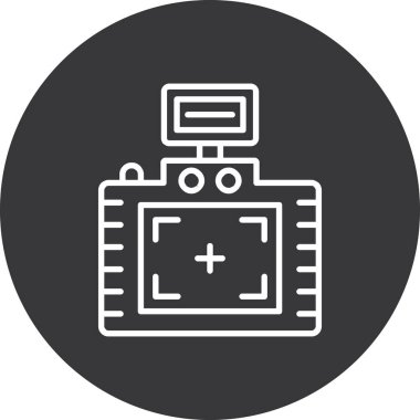 Modern simgenin vektör illüstrasyonu