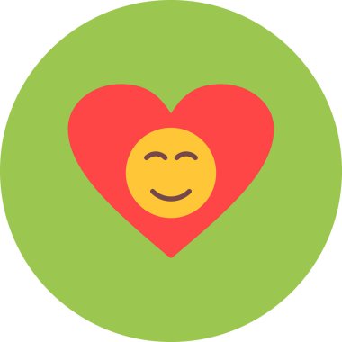 kalp simgesi, vektör illüstrasyonu