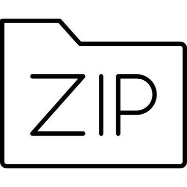 dosya biçimi simgesi, vektör illüstrasyonu