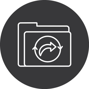 dosya dizini vektör illüstrasyonu